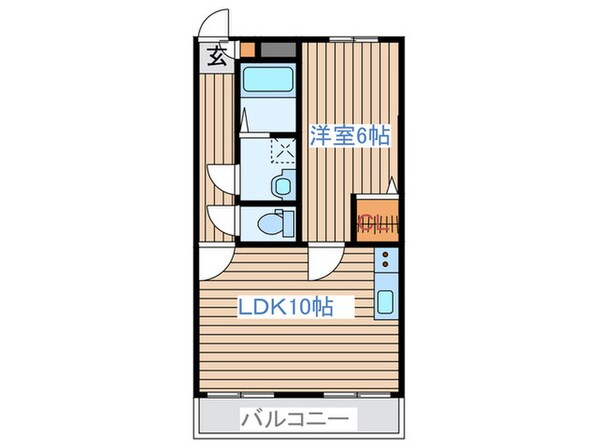 富谷レジデンスⅠの物件間取画像